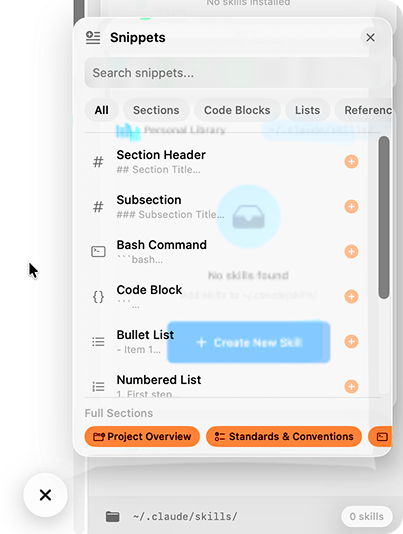 Templates and Snippets